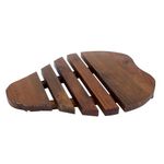 Aislador de Calor para Ollas con Diseño de Pera de Madera