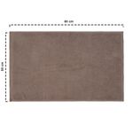 Alfombra de Baño de Algodón 50 x 80 cm Color Taupe