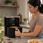 Freidora de Aire Digital 4.5 L Color Negro Mate