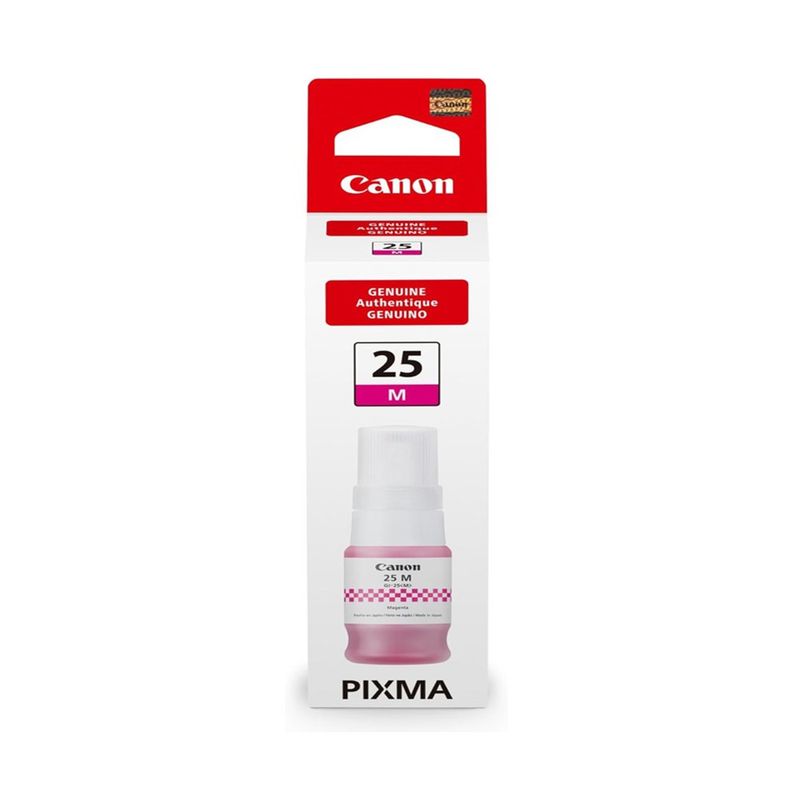 Botella de Tinta GI-25 para Impresoras PIXMA MAXIFY en Color Magenta