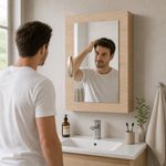 Botiquín para Baño Girona con Espejo de 60 cm