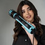 Cepillo de Aire Giratorio con Infusión de Ácido Hialurónico 1200 W Color Turquesa y Negro