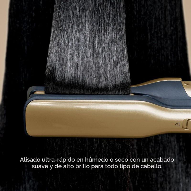 Multiestilizador Shark FlexFusion 5 en 1 con Alisador Cerámico y Accesorios Color Dorado