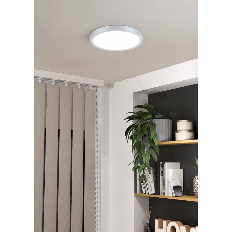 Plafón LED Idun Plateado 15 W - Eglo