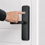 Cerradura Electrónica con Bluetooth y Huella para Entrada Color Negro