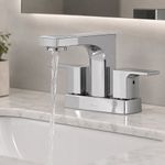 Grifo para Baño Mezclador de 4 Plg Admiral Cromo