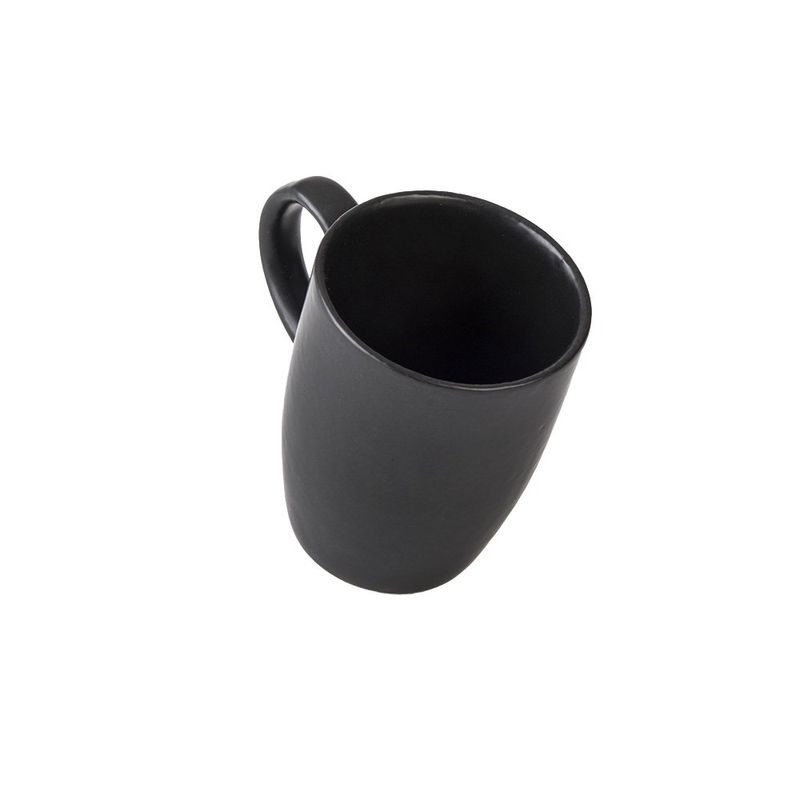 Pocillo Manhattan de Cerámica Negro 10.4 Oz