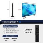 Televisor Smart TV Crystal UHD 4K U8000H de 55 Plg con Tizen y Vision AI
