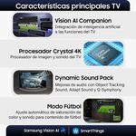 Televisor Smart TV Crystal UHD U8000H de 75 Plg 4K con Tizen y Vision AI