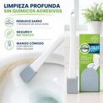 Cepillo Bloque Limpiador para Inodoro con Mango para Sarro y Manchas de Óxido
