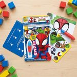 Libro para Colorear con Agua Reutilizable de 5 Páginas Spidey con Lápiz Mágico y Actividades Educativas