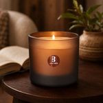 Vela Aromática en Vaso de Vidrio con Tapa de Corcho Aroma Oriental Softness Café para 21 Horas