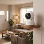 Cámara de Seguridad Interior C220 Wi-Fi 2K con Visión Nocturna y Cobertura 360° en Color Blanco