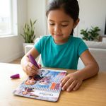 Libro para Colorear con Agua Reutilizable de 5 Páginas Frozen 2 con Lápiz Mágico y Actividades Educativas