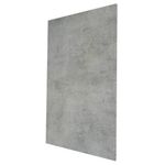 Panel de PVC Adhesivo Estilo Cemento 1.22 x 2.44 Metros Gris con Líneas Doradas para Paredes