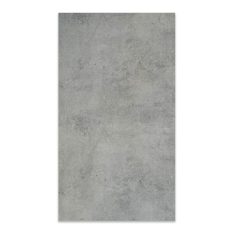 Panel de PVC Adhesivo Estilo Cemento 1.22 x 2.44 Metros Gris con Líneas Doradas para Paredes