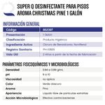 Desinfectante Navideño  Multiusos Christmas Pine 1 Gal  - Super-Q