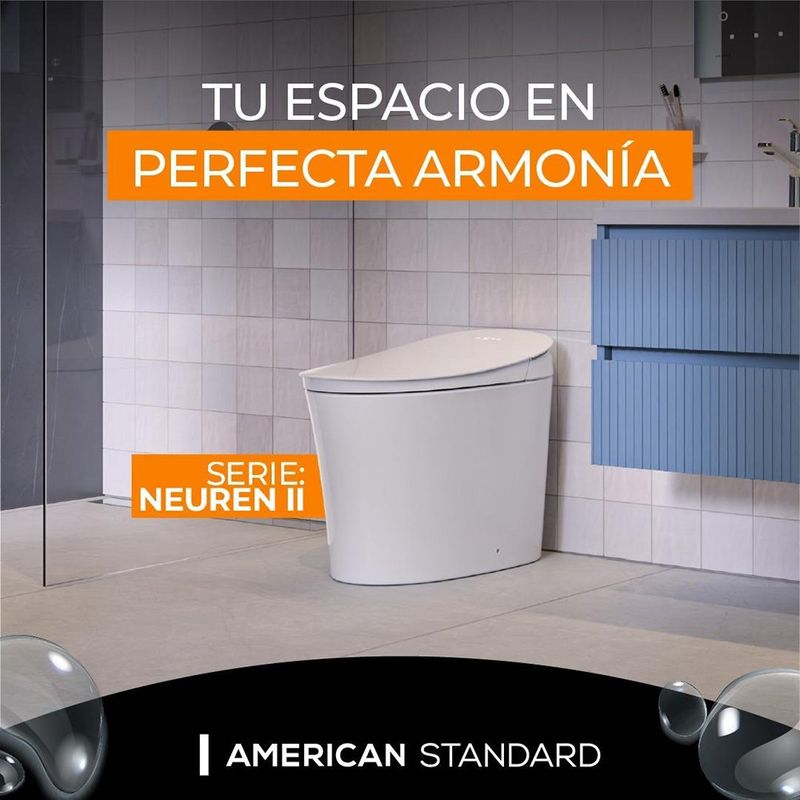 Sanitario Inteligente Neuren II con Bidé Control Remoto y Asiento con Calefacción Alargado