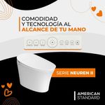 Sanitario Inteligente Neuren II con Bidé Control Remoto y Asiento con Calefacción Alargado