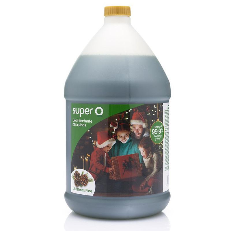 Desinfectante Navideño  Multiusos Christmas Pine 1 Gal  - Super-Q