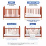 Cuna Convertible 4 en 1 Color Reese Sedona Rosa