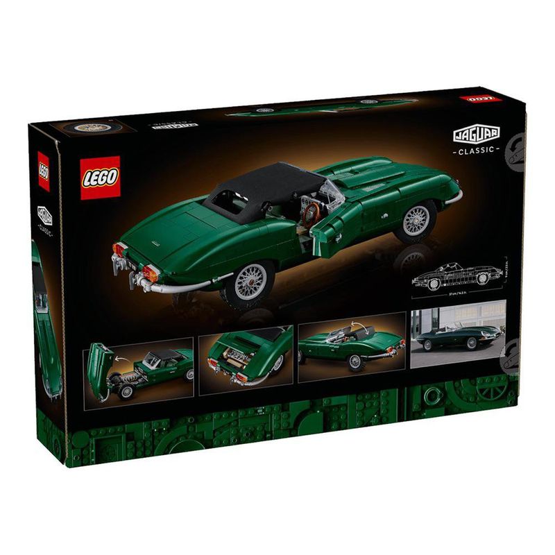 LEGO Icons Jaguar E-Type Auto Clásico de Colección #11381 de 1673 Piezas