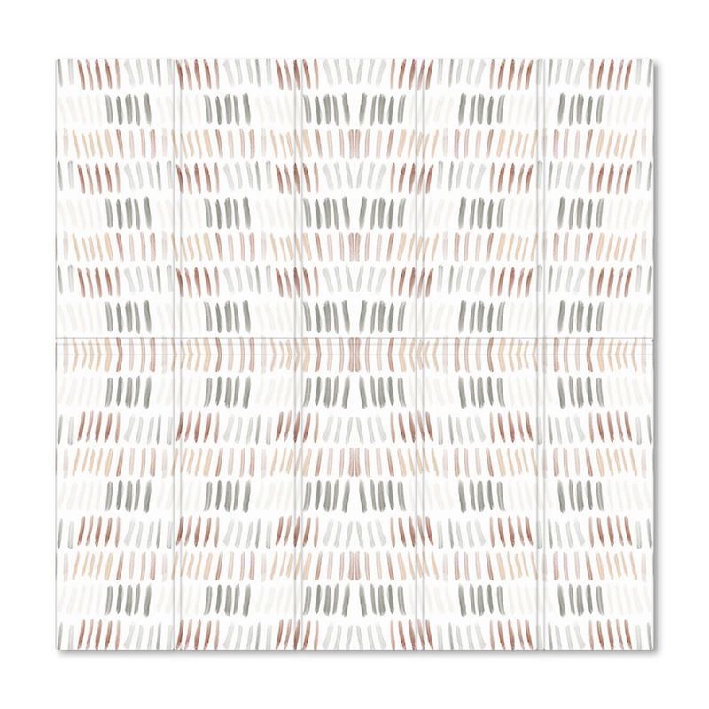 Alfombra de Juego Plegable para Bebé con Cerco Reversible Diseño Selva