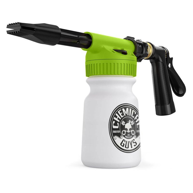 Espumador para Manguera con Botella de 1 L y Boquilla Ajustable