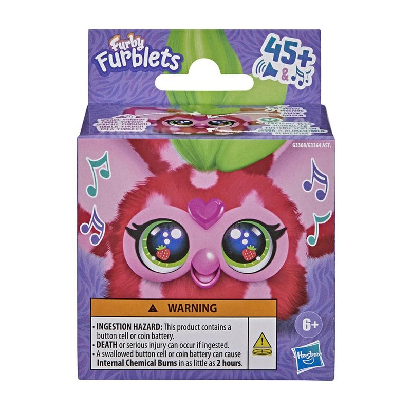 Mini Peluche Interactivo Furby Furblets Edición Foodies Frutas Diseños Surtidos