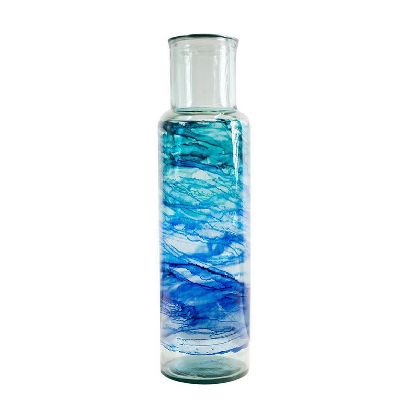 Jarrón Noa Azul 55 Cm - Vidrio San Miguel