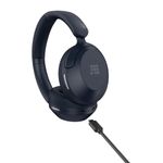 Audífonos Inalámbricos Power Headphones Over-Ear con Bluetooth 5.4 y Cancelación Activa de Ruido Híbrida en Color Azul