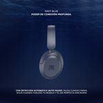 Audífonos Inalámbricos Power Headphones Over-Ear con Bluetooth 5.4 y Cancelación Activa de Ruido Híbrida en Color Azul