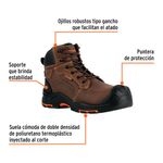 Zapato para Seguridad Dieléctricos Café con Casquillo Talla 10