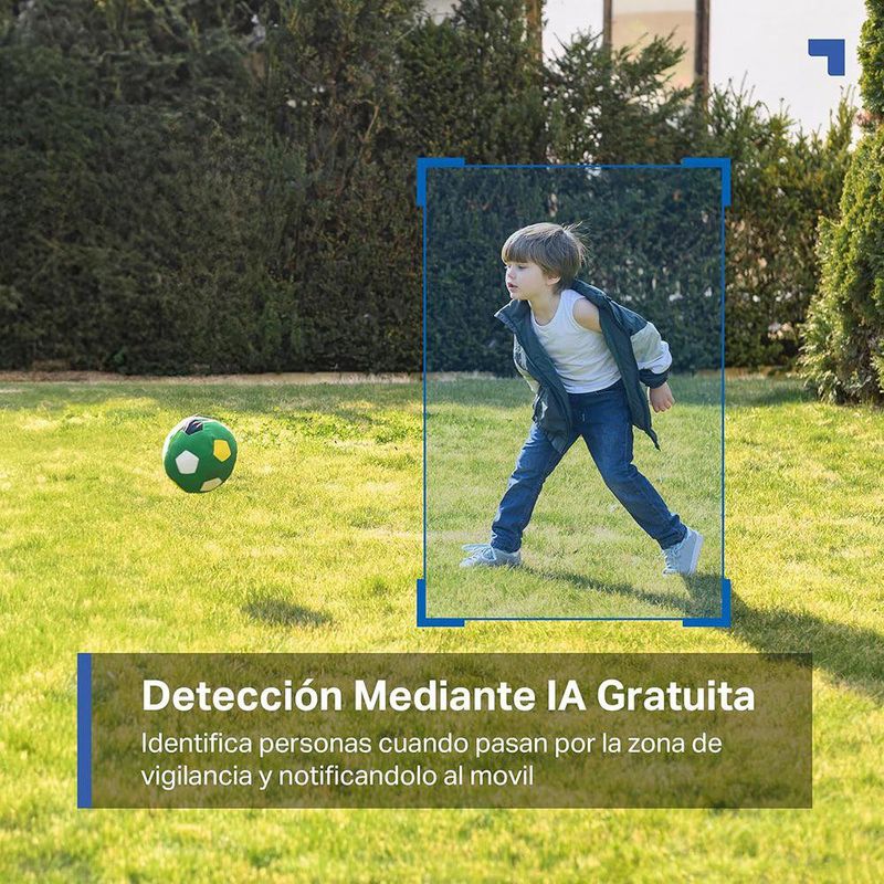 Cámara de Seguridad Exterior C410 KIT WiFi 2K con Panel Solar y Visión Nocturna en Color Blanco