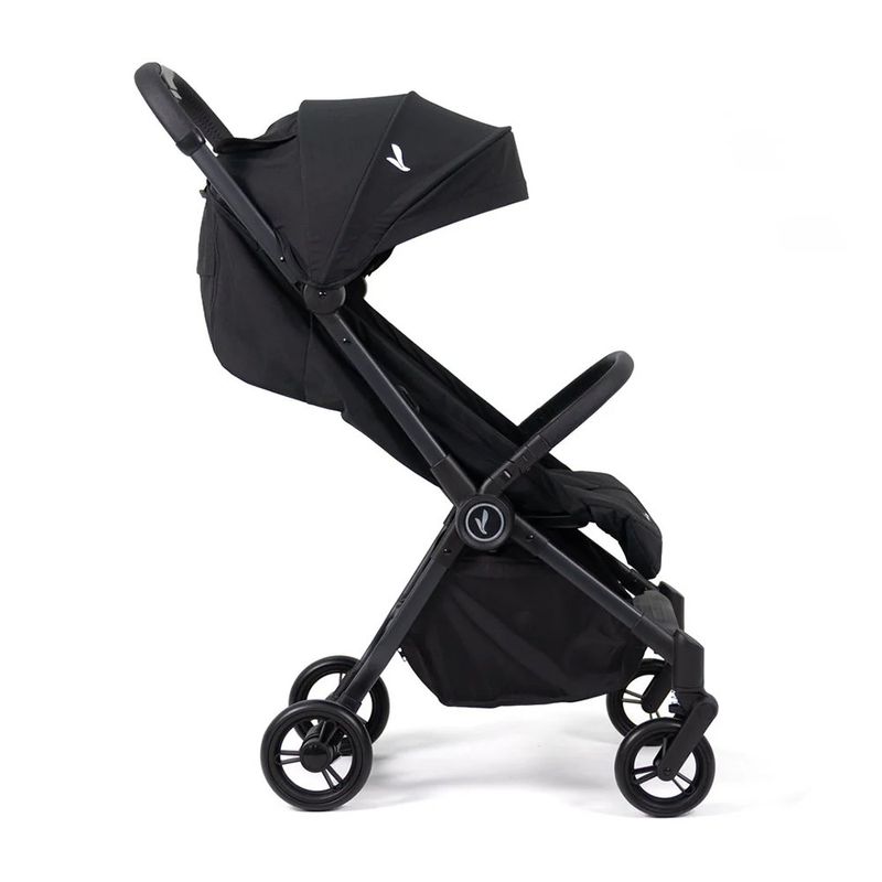 Carruaje de Paseo para Bebé Nano con Plegado Ultracompacto y Capota Amplia Color Negro