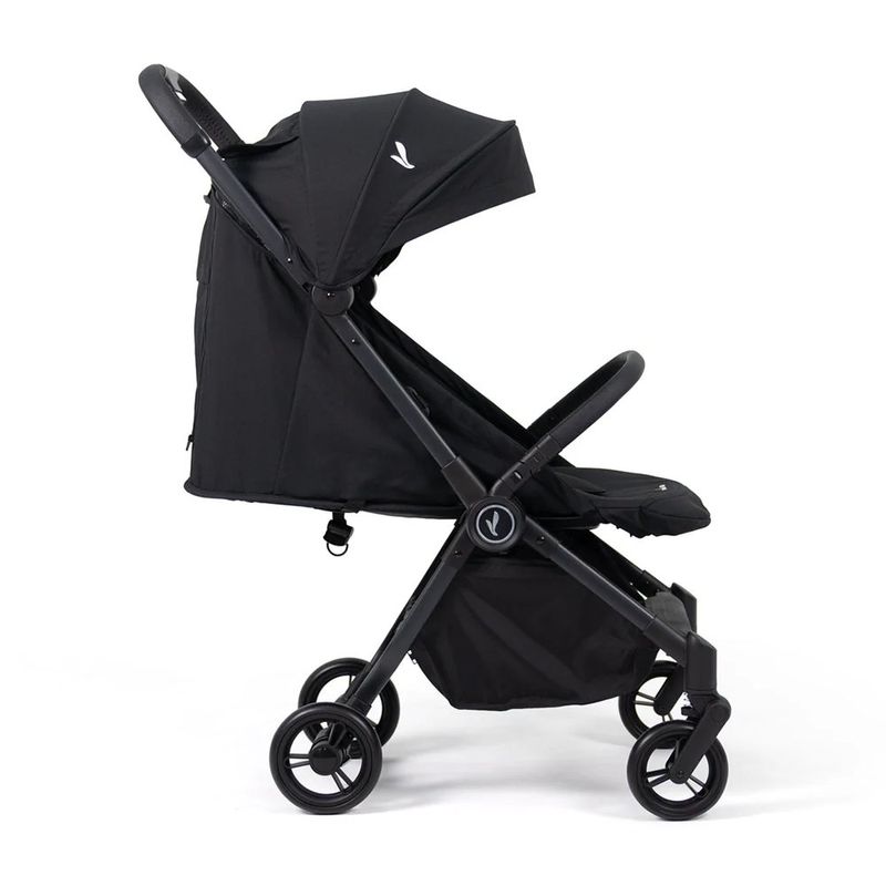 Carruaje de Paseo para Bebé Nano con Plegado Ultracompacto y Capota Amplia Color Negro