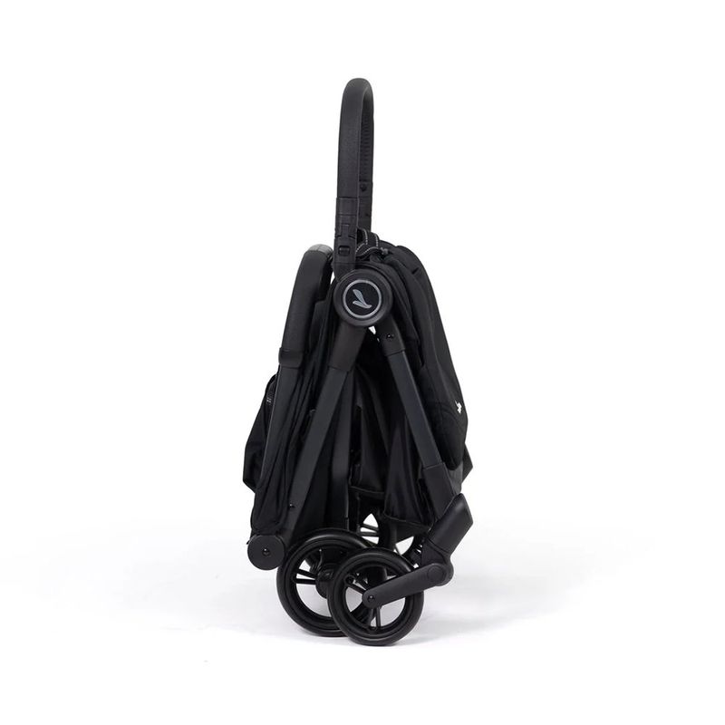 Carruaje de Paseo para Bebé Nano con Plegado Ultracompacto y Capota Amplia Color Negro