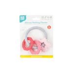 Dijes Mordedores de Silicona para Bebé Color Rosado