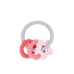 Dijes Mordedores de Silicona para Bebé Color Rosado