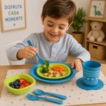 Set de Vajilla Infantil de 5 Piezas Colores Surtidos