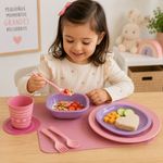 Set de Vajilla Infantil de 5 Piezas Colores Surtidos