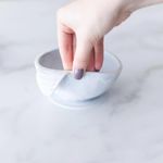 Set de Primera Alimentación de Silicona con Tazón Efecto Mármol