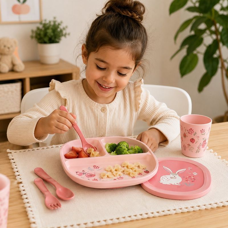 Set de Vajilla Infantil 5 Piezas con Diseño Surtido
