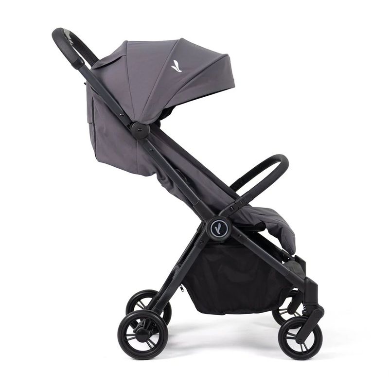 Carruaje de Paseo para Bebé Nano con Plegado Ultracompacto y Capota Amplia Color Gris