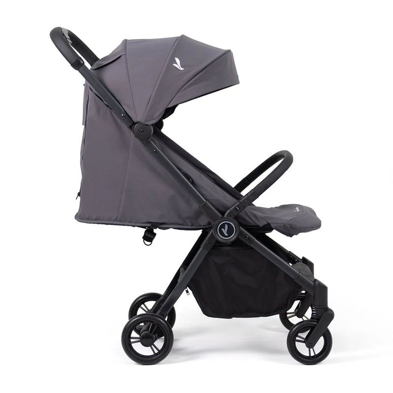 Carruaje de Paseo para Bebé Nano con Plegado Ultracompacto y Capota Amplia Color Gris