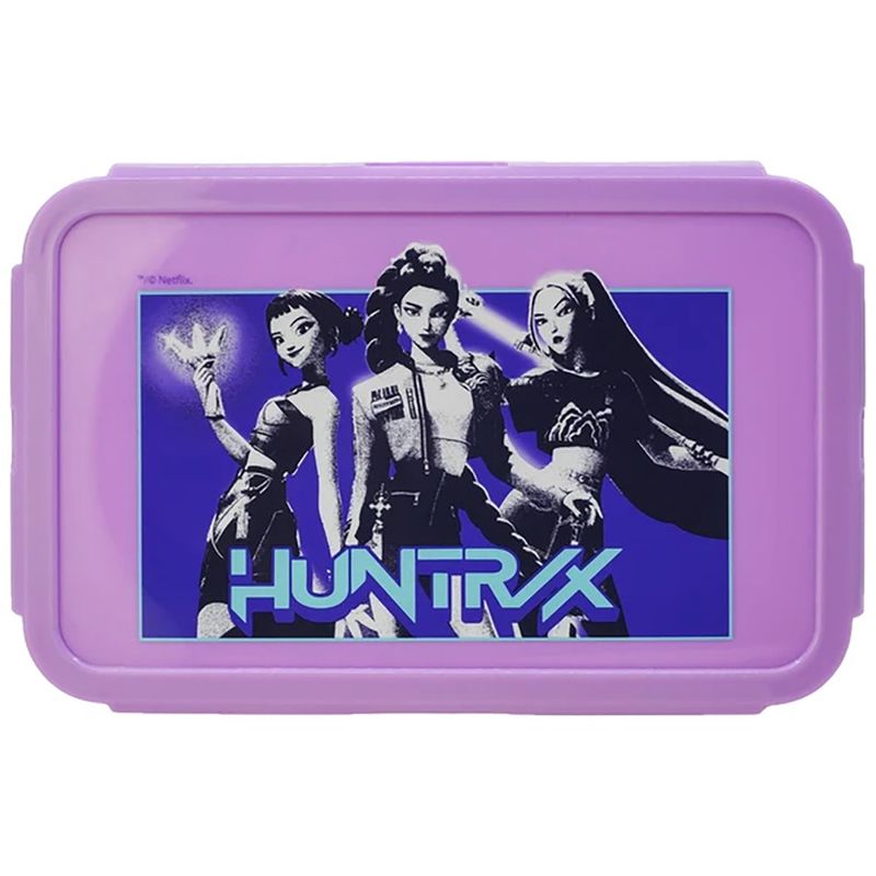 Contenedor para Alimentos Rectangular Huntrix K-Pop Demon Hunters