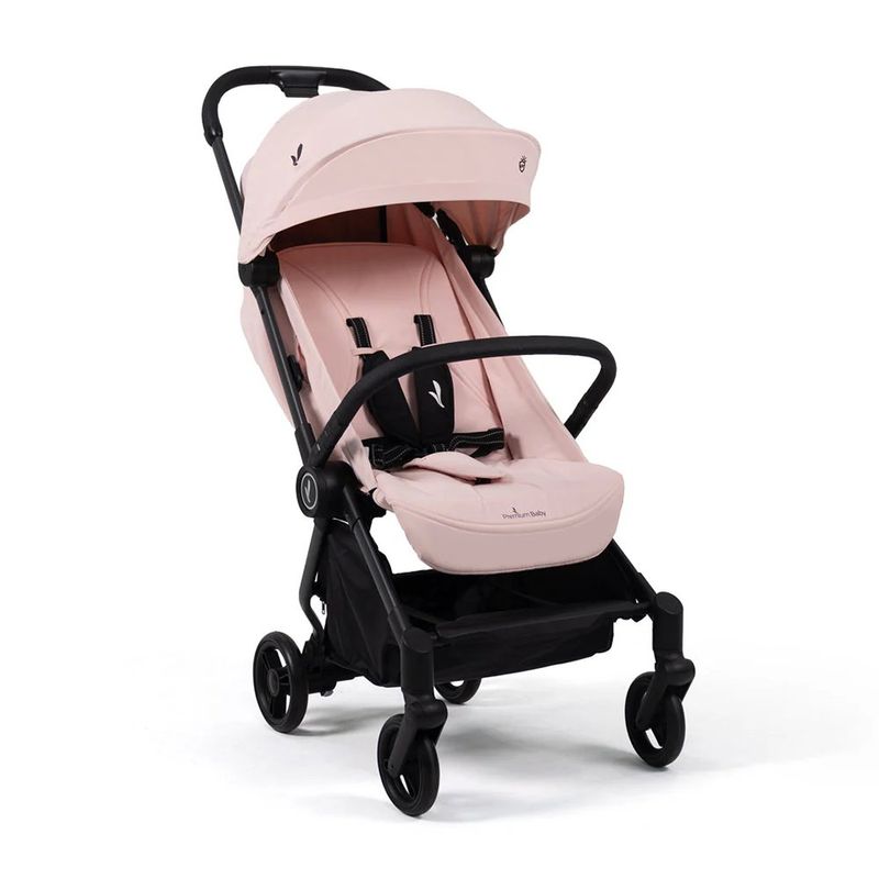 Carruaje de Paseo para Bebé Nano con Plegado Ultracompacto y Capota Amplia Color Rosado
