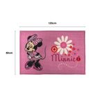 Alfombra Infantil para Baño con Diseño de Minnie de 80 X 120 Cm