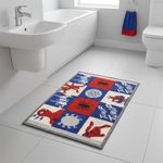 Alfombra Infantil para Baño con Diseño de Spider-Man de 80 X 120 Cm