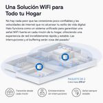 Sistema Wi-Fi 6 AX1500 con Doble Banda en Pack de 2 Unidades en Color Blanco